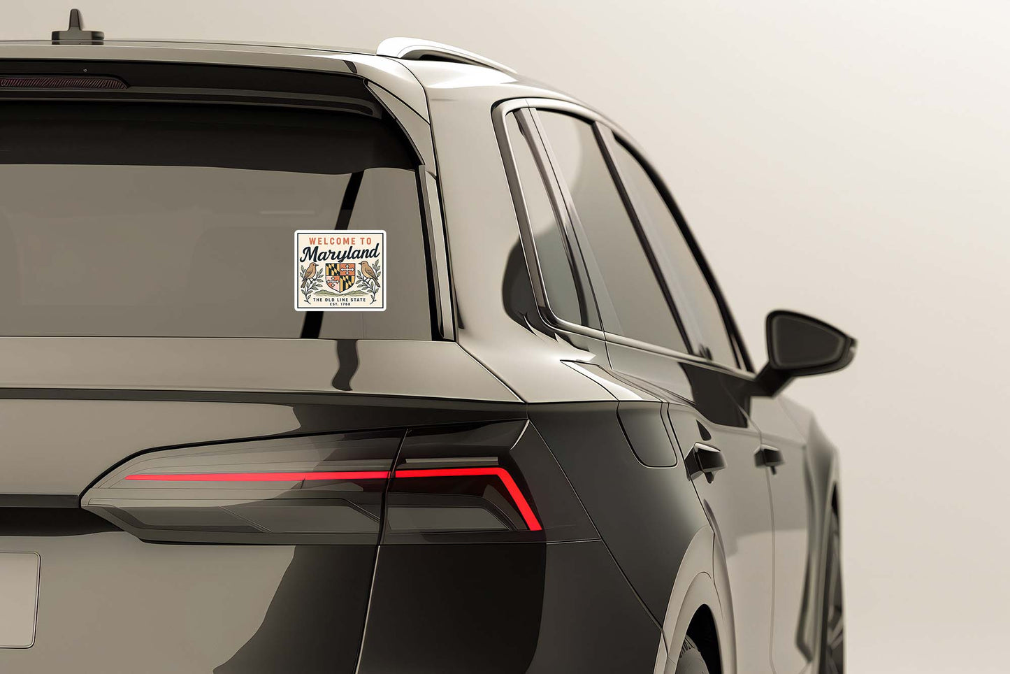 Welcome to Maryland Vinyl Sticker – Vintage State Travel Decal