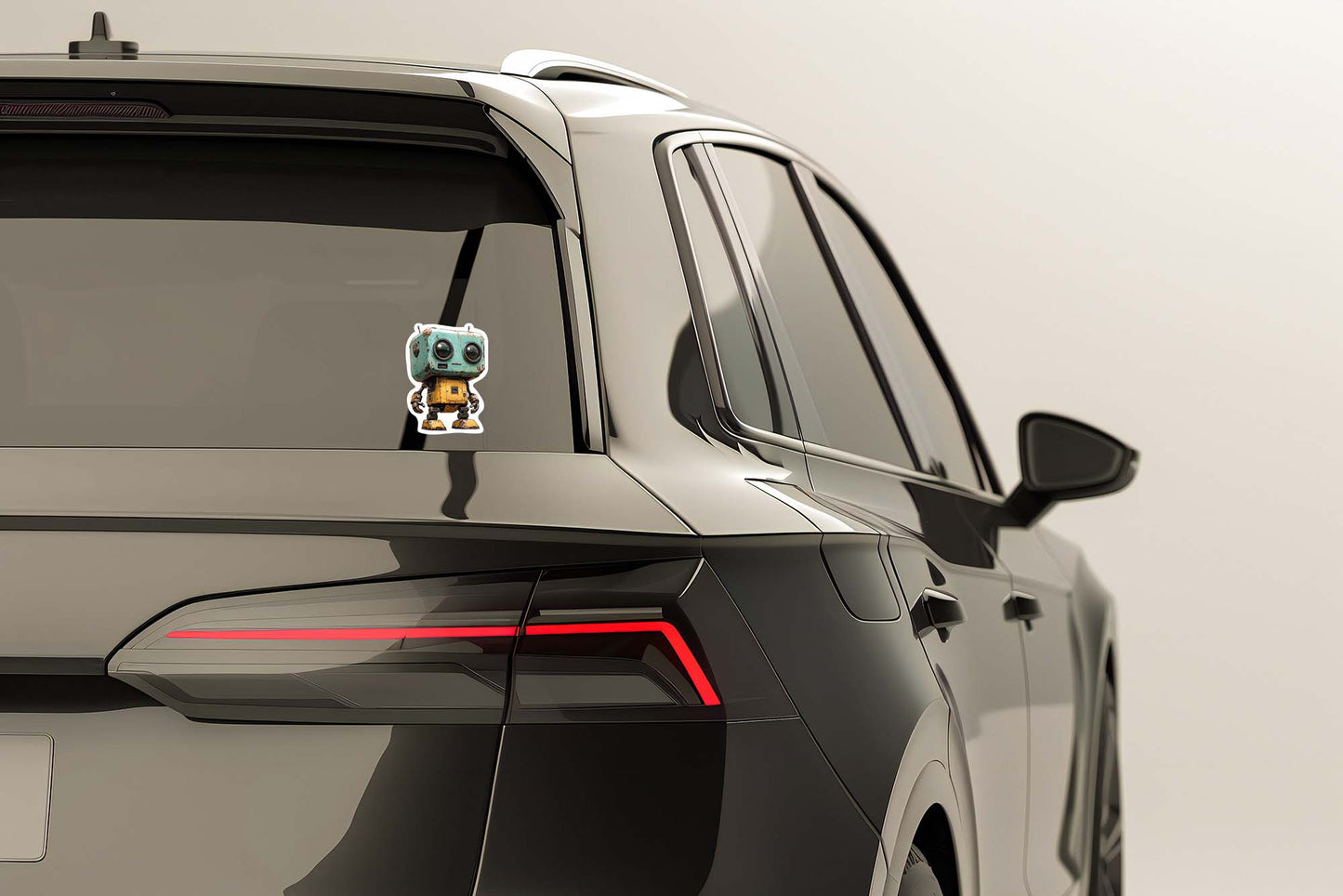 Cute Cartoon Robot Sticker – Durable Weatherproof Vinyl for All Surfaces