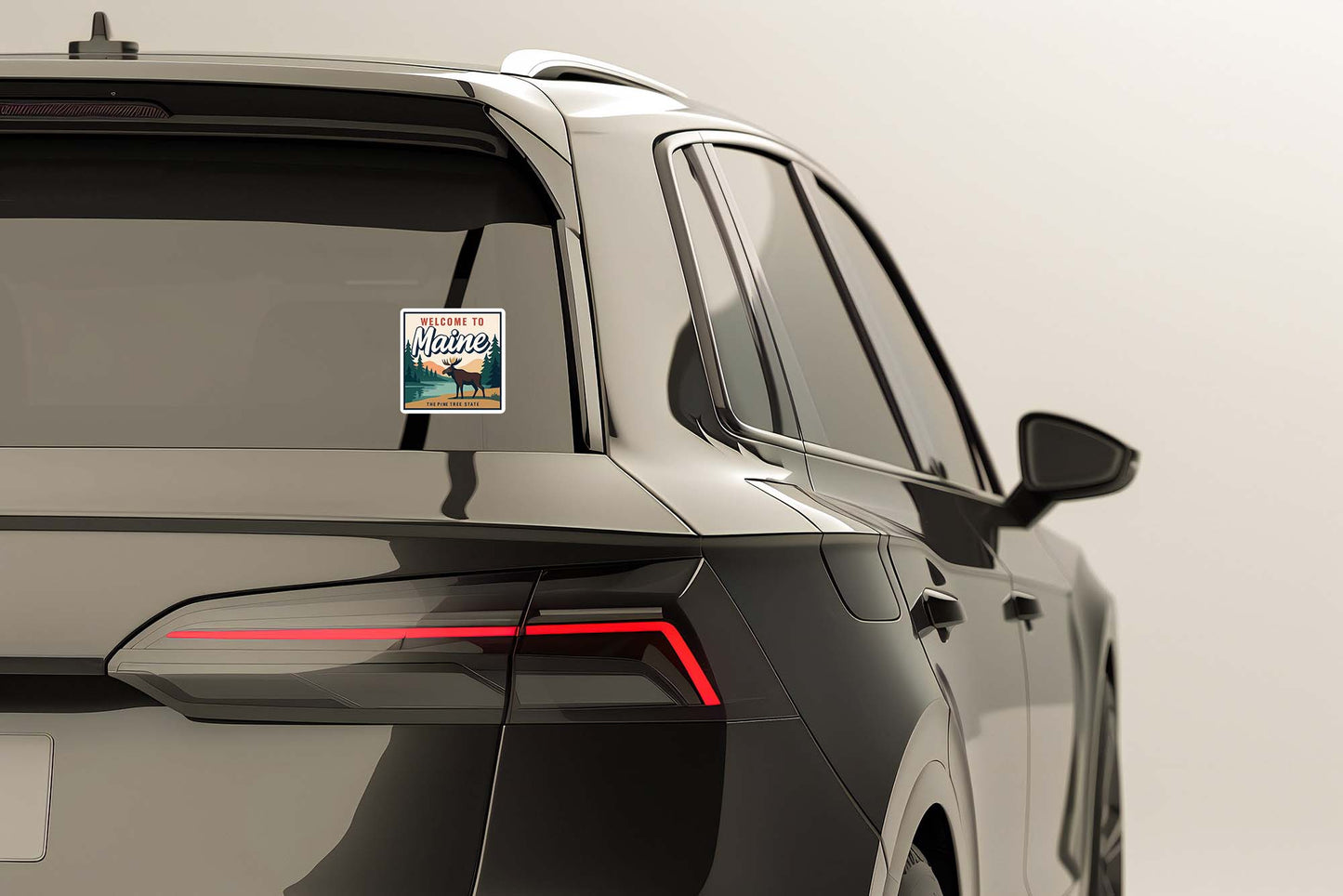 Welcome to Maine Vinyl Sticker – Vintage State Travel Decal