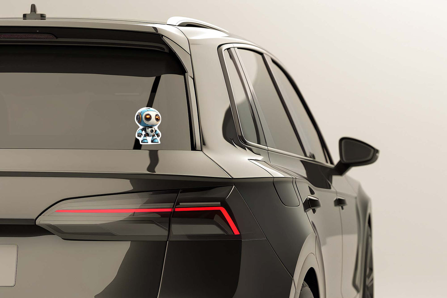 Cute Cartoon Robot Sticker – Durable Weatherproof Vinyl for All Surfaces