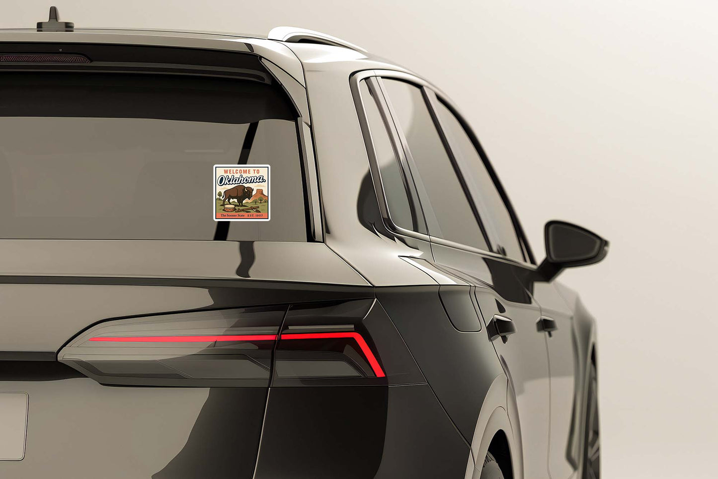 Welcome to Oklahoma Vinyl Sticker – Vintage State Travel Decal