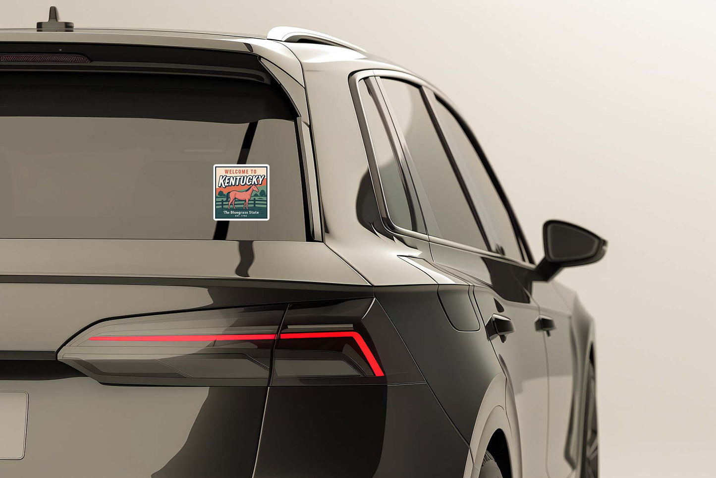 Welcome to Kentucky Vinyl Sticker – Vintage State Travel Decal