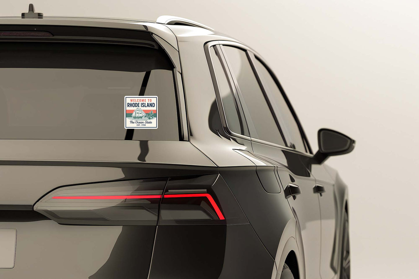 Welcome to Rhode Island Vinyl Sticker – Vintage State Travel Decal