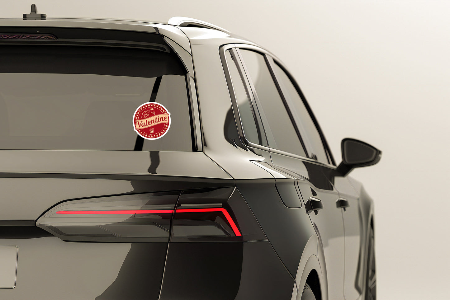 Be My Valentine Vinyl Sticker