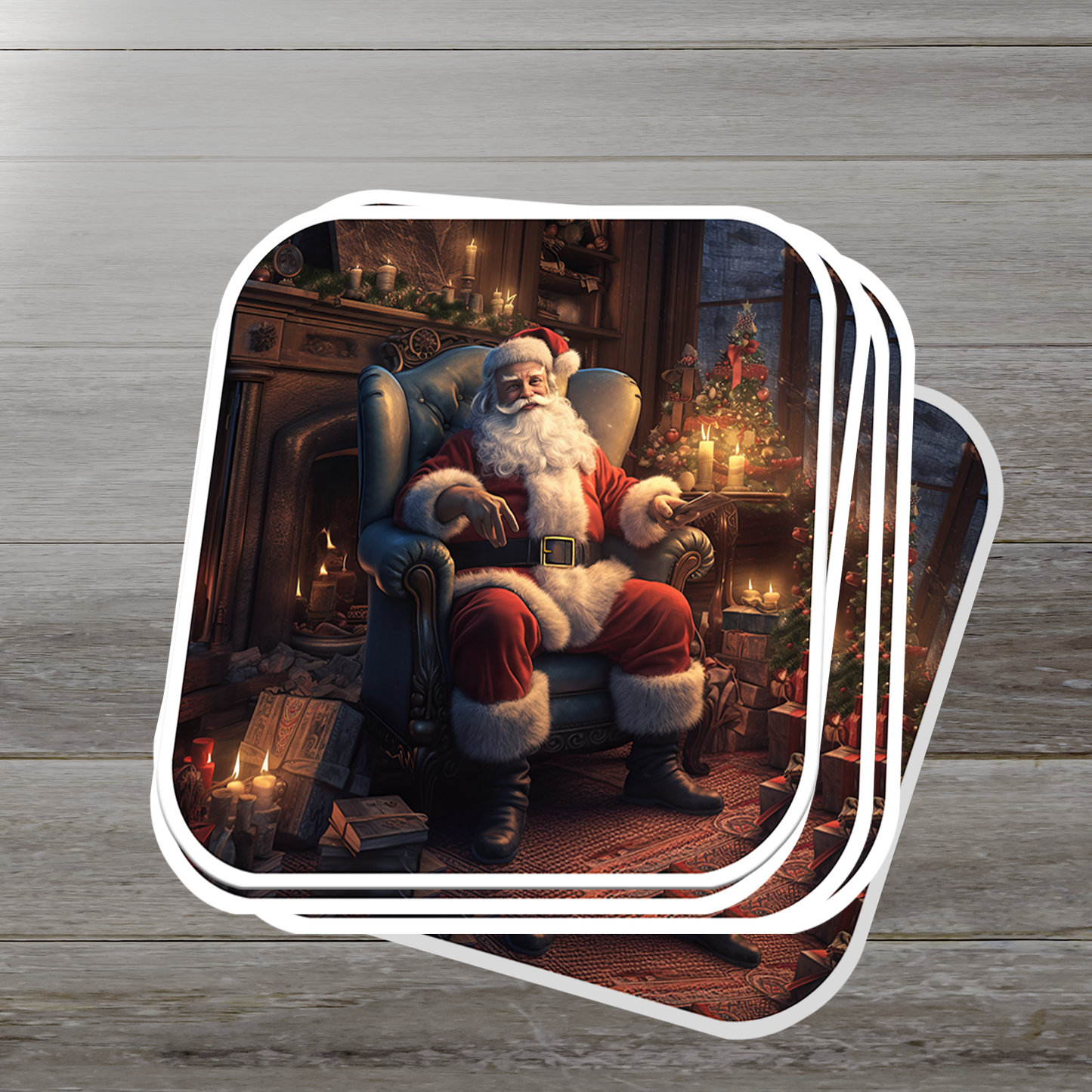 Santa Claus Vinyl Sticker - Bring the Magic of Christmas Anywhere