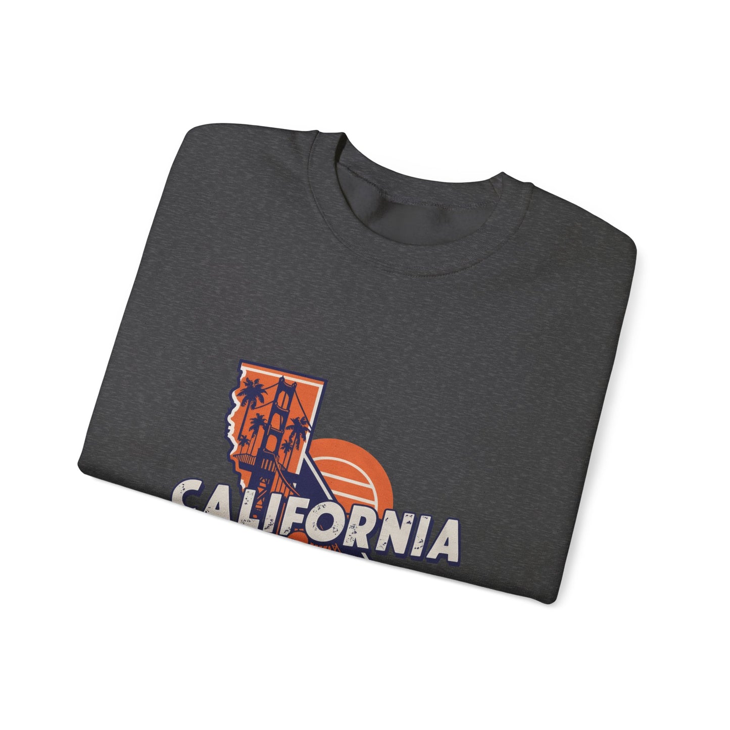 California Crewneck Sweatshirt | Retro Beach Vibes