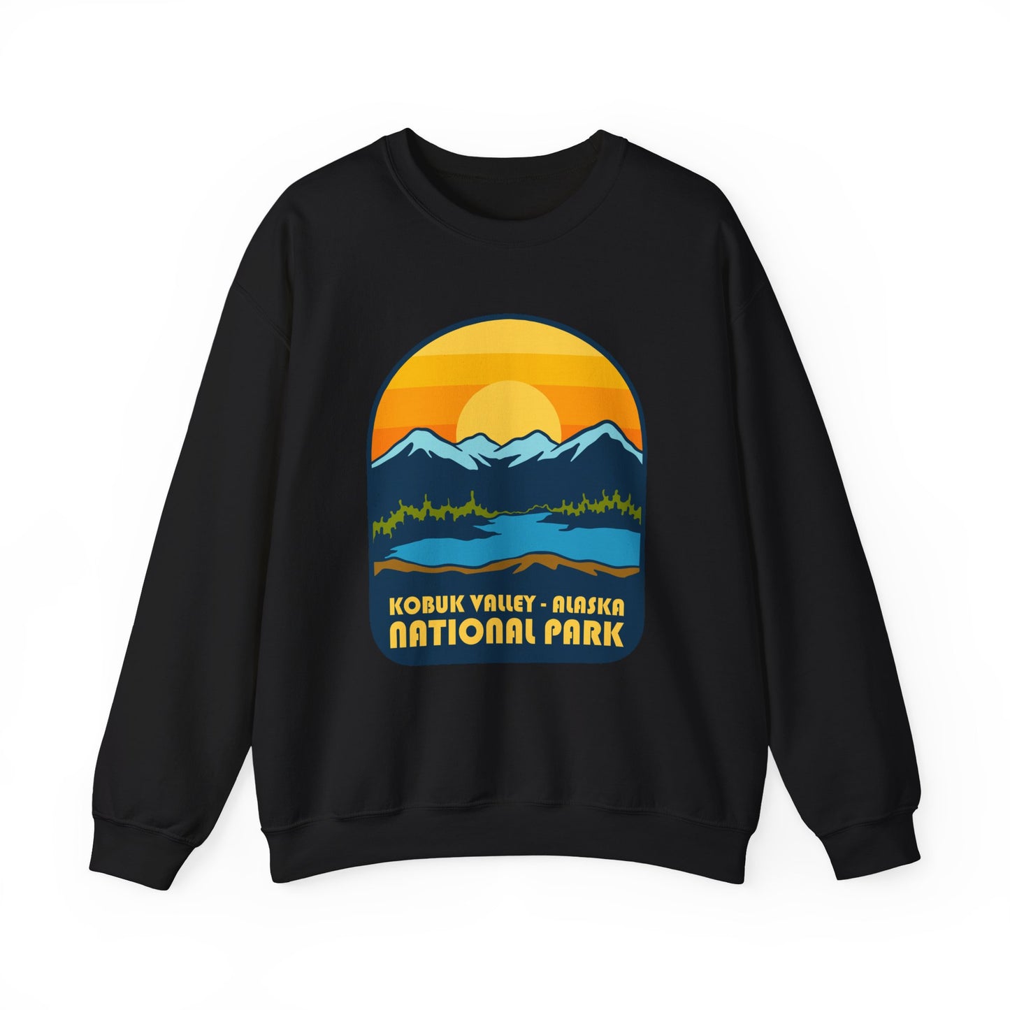 Kobuk Valley Alaska National Park sweatshirt | Mountain Sunset Crewneck