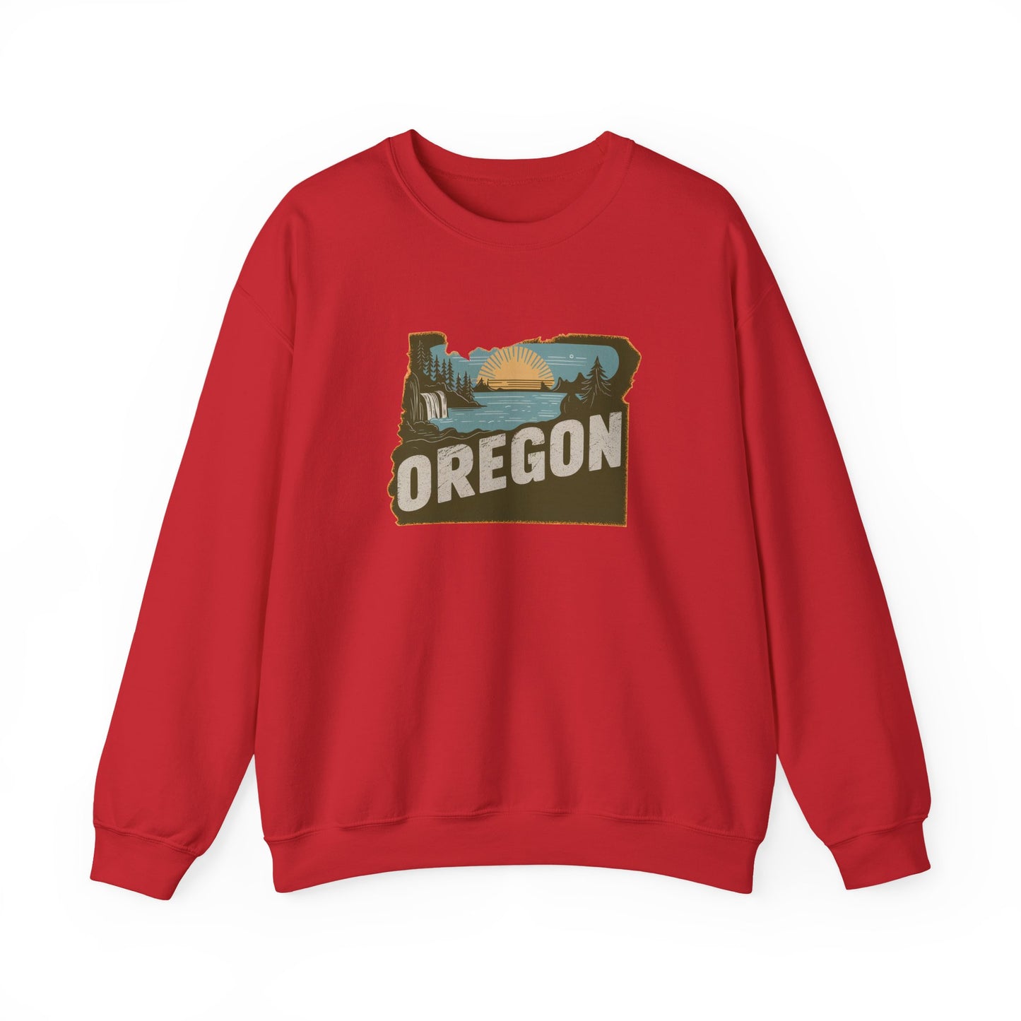 Oregon State Landscape sweatshirt | Retro Pacific Northwest Crewneck