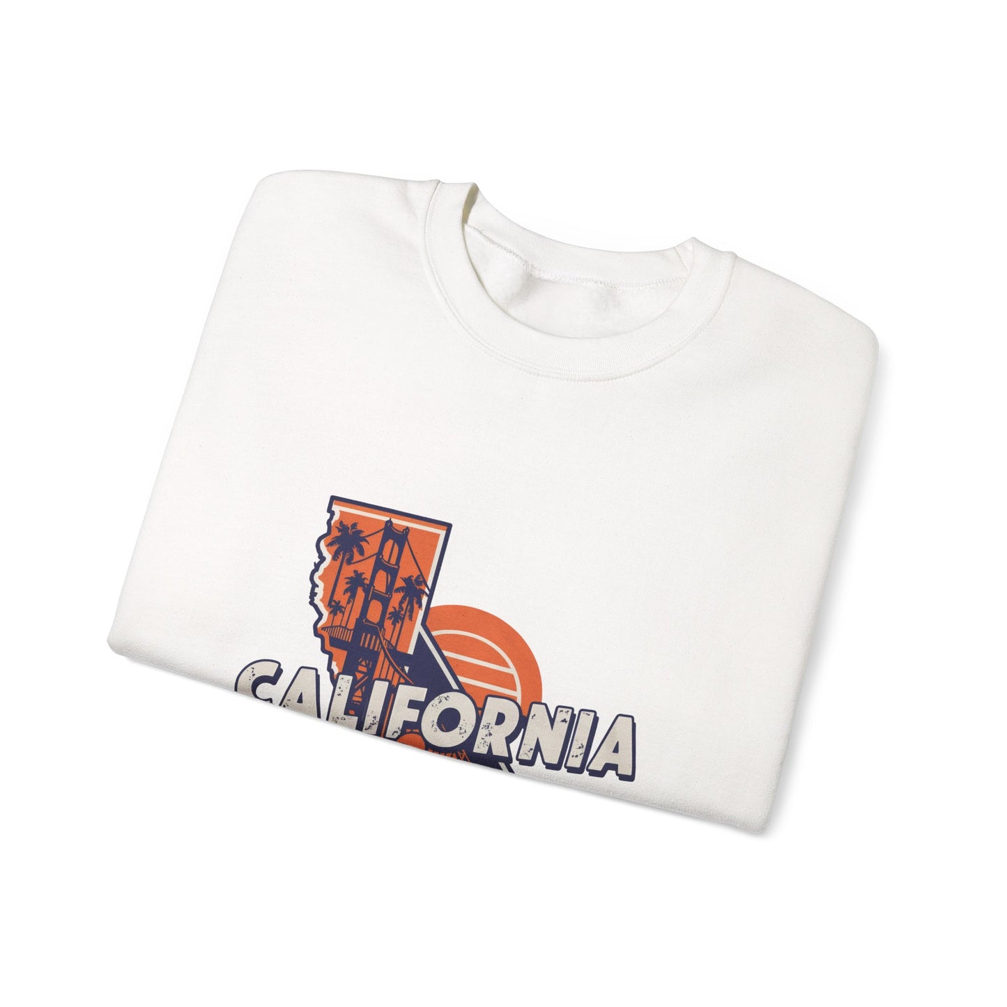 California Crewneck Sweatshirt | Retro Beach Vibes