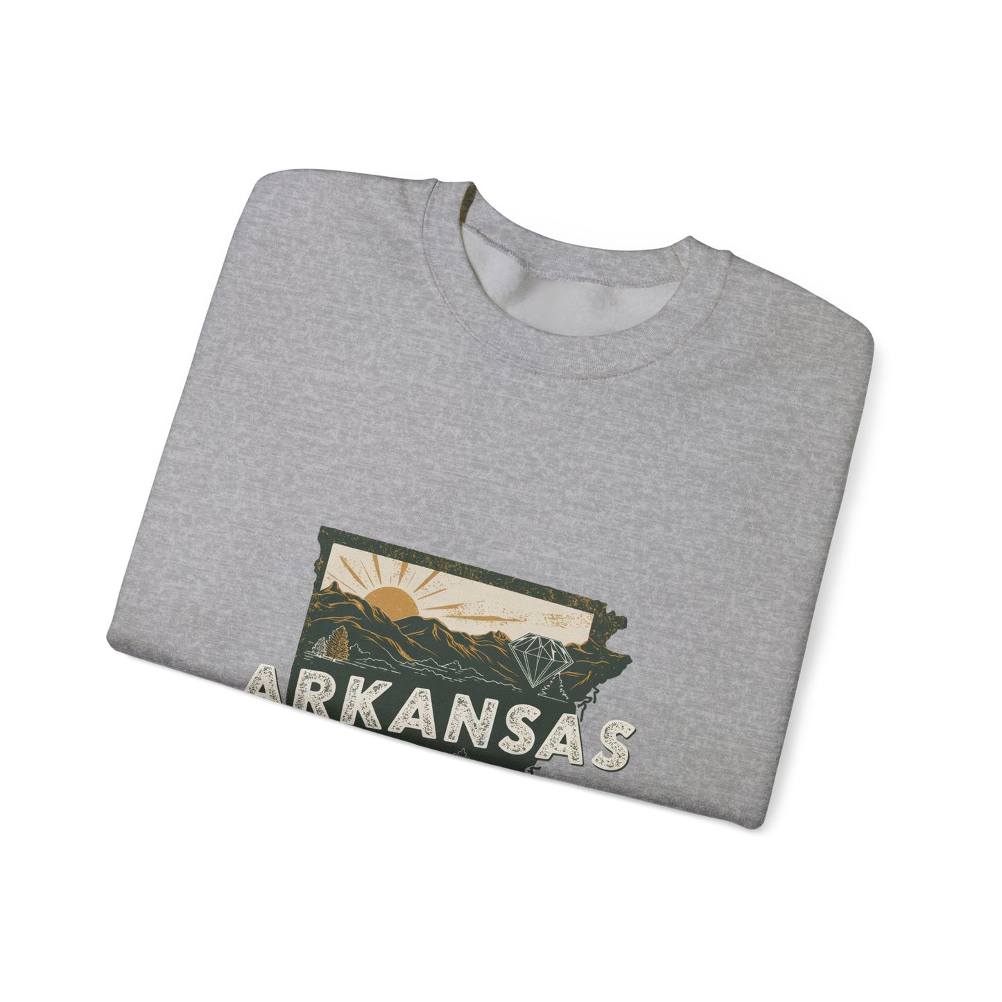 Arkansas Crewneck Sweatshirt | Vintage Outdoor Scenic