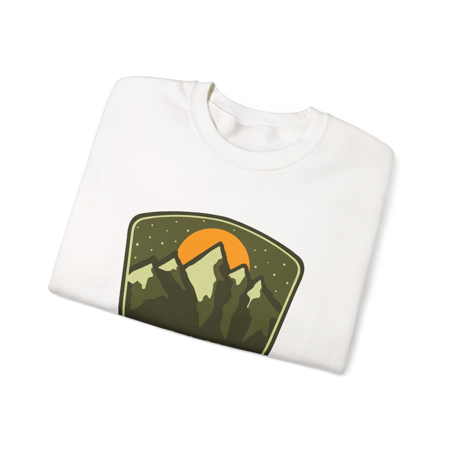 Grand Teton Mountains badge Sweatshirt | National Park retro patch