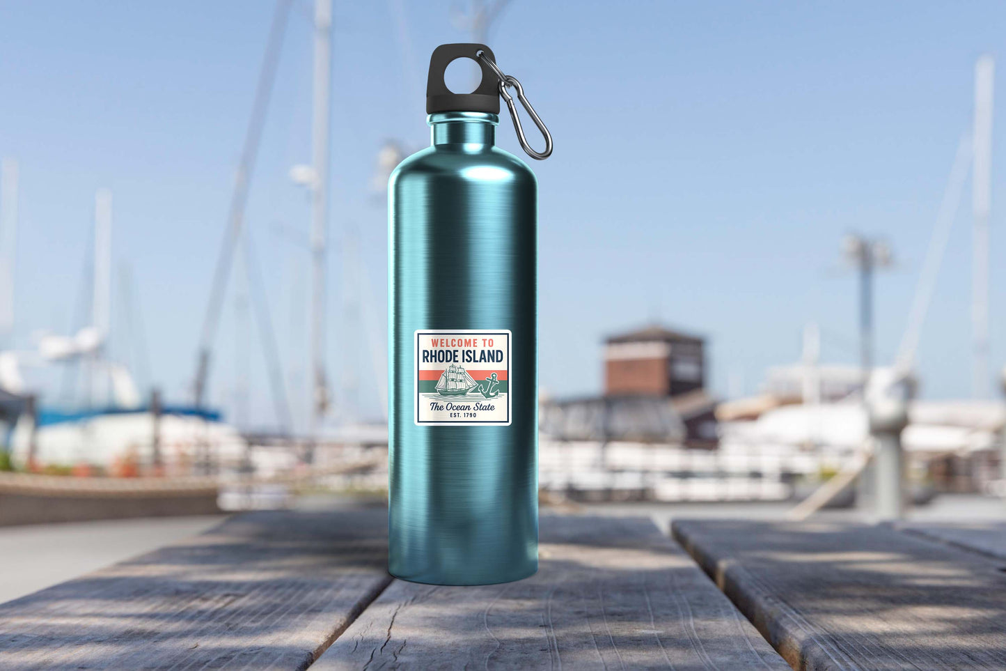 Welcome to Rhode Island Vinyl Sticker – Vintage State Travel Decal