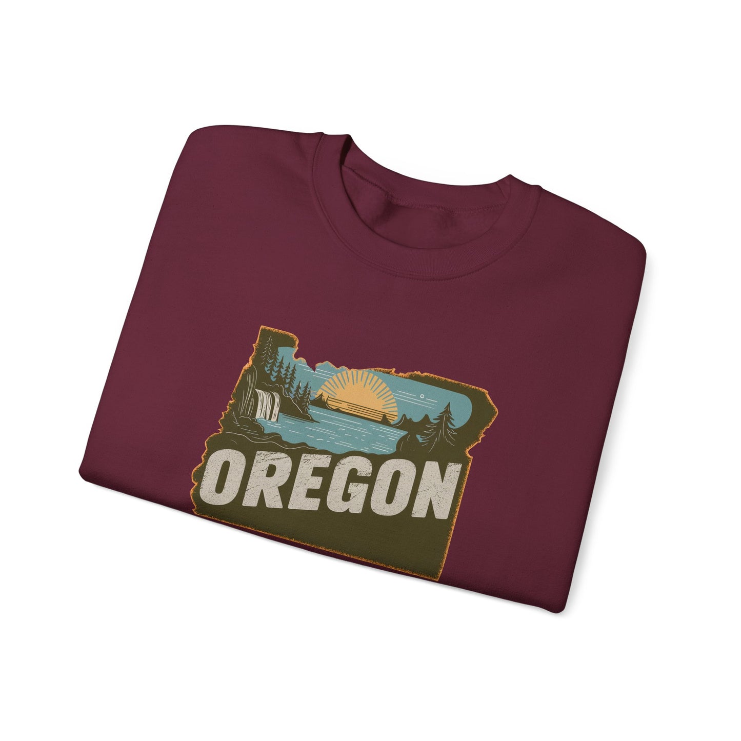 Oregon State Landscape sweatshirt | Retro Pacific Northwest Crewneck