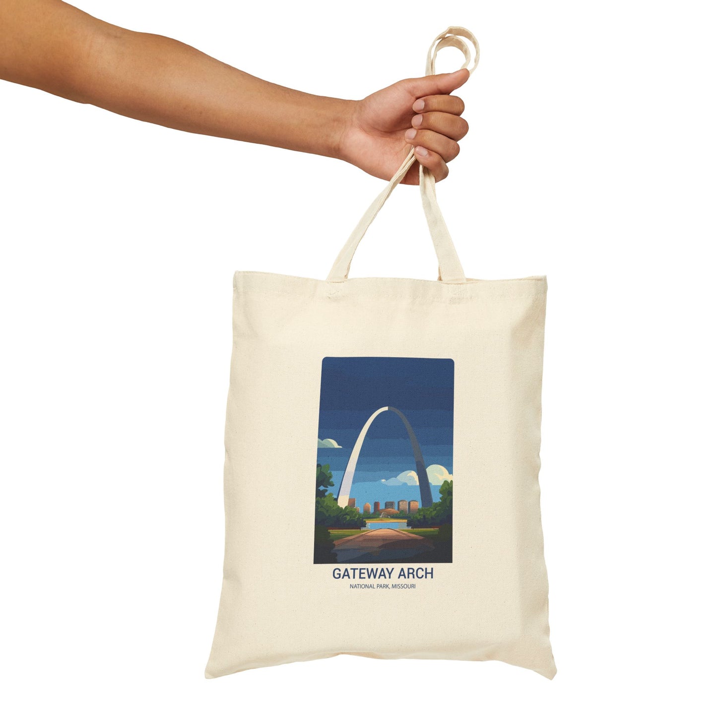 Gateway Arch National Park Canvas Tote Bag