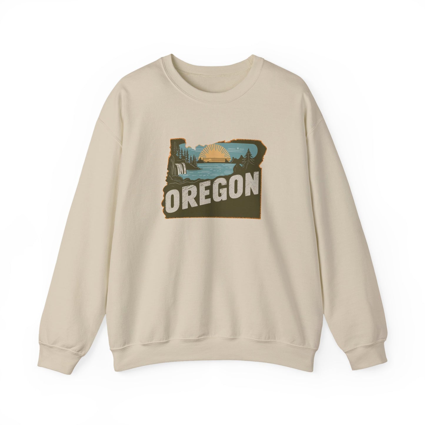 Oregon State Landscape sweatshirt | Retro Pacific Northwest Crewneck