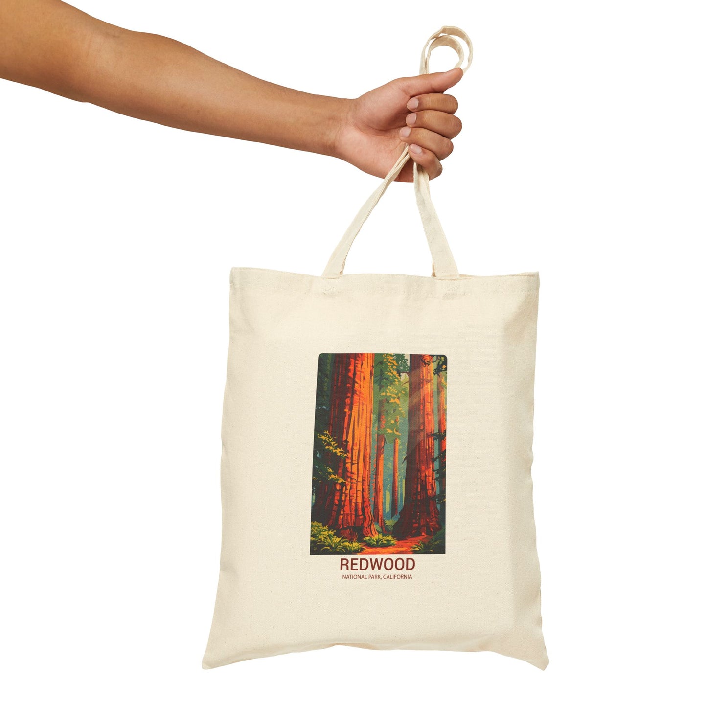 Redwood National Park Canvas Tote Bag