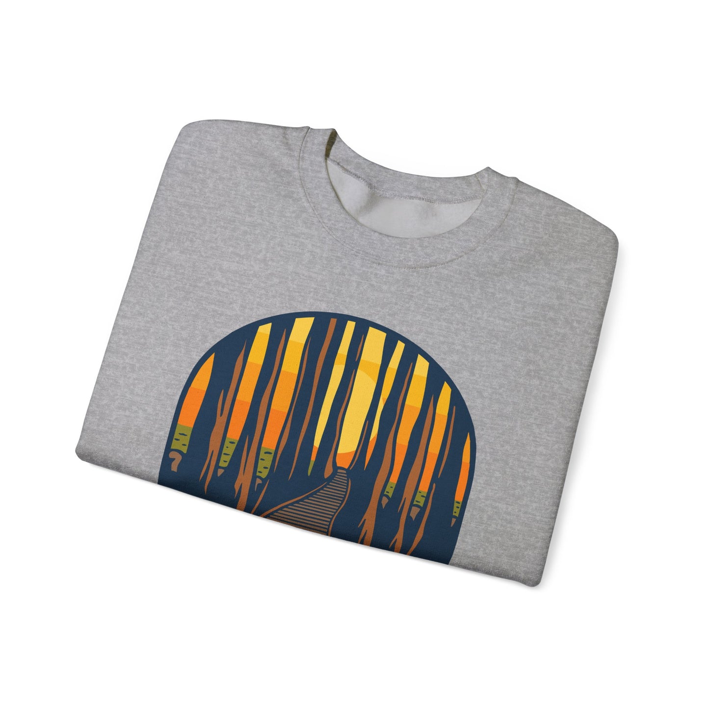 Congaree National Park boardwalk sweatshirt | Cypress forest sunset crewneck