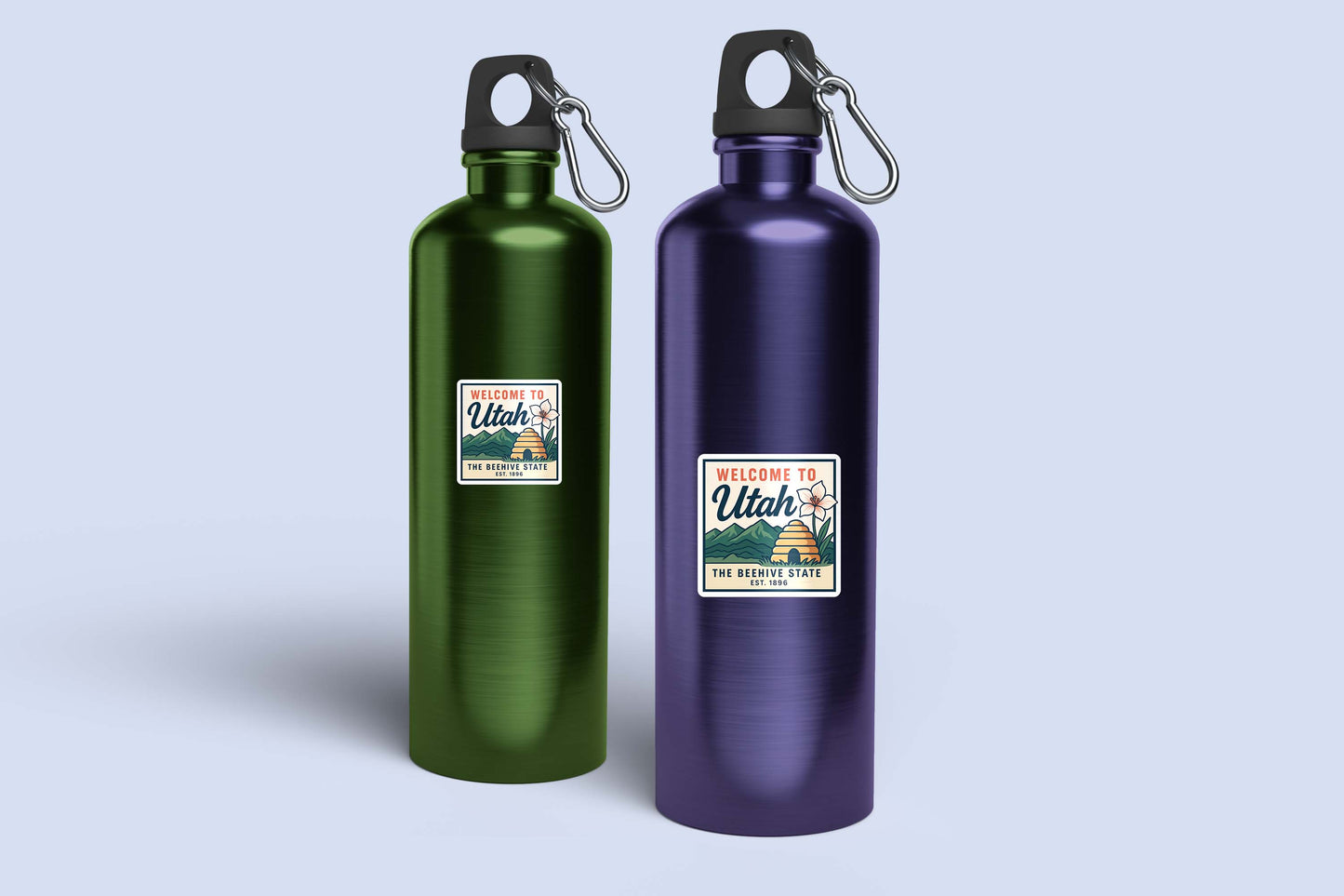 Welcome to Utah Vinyl Sticker – Vintage State Travel Decal