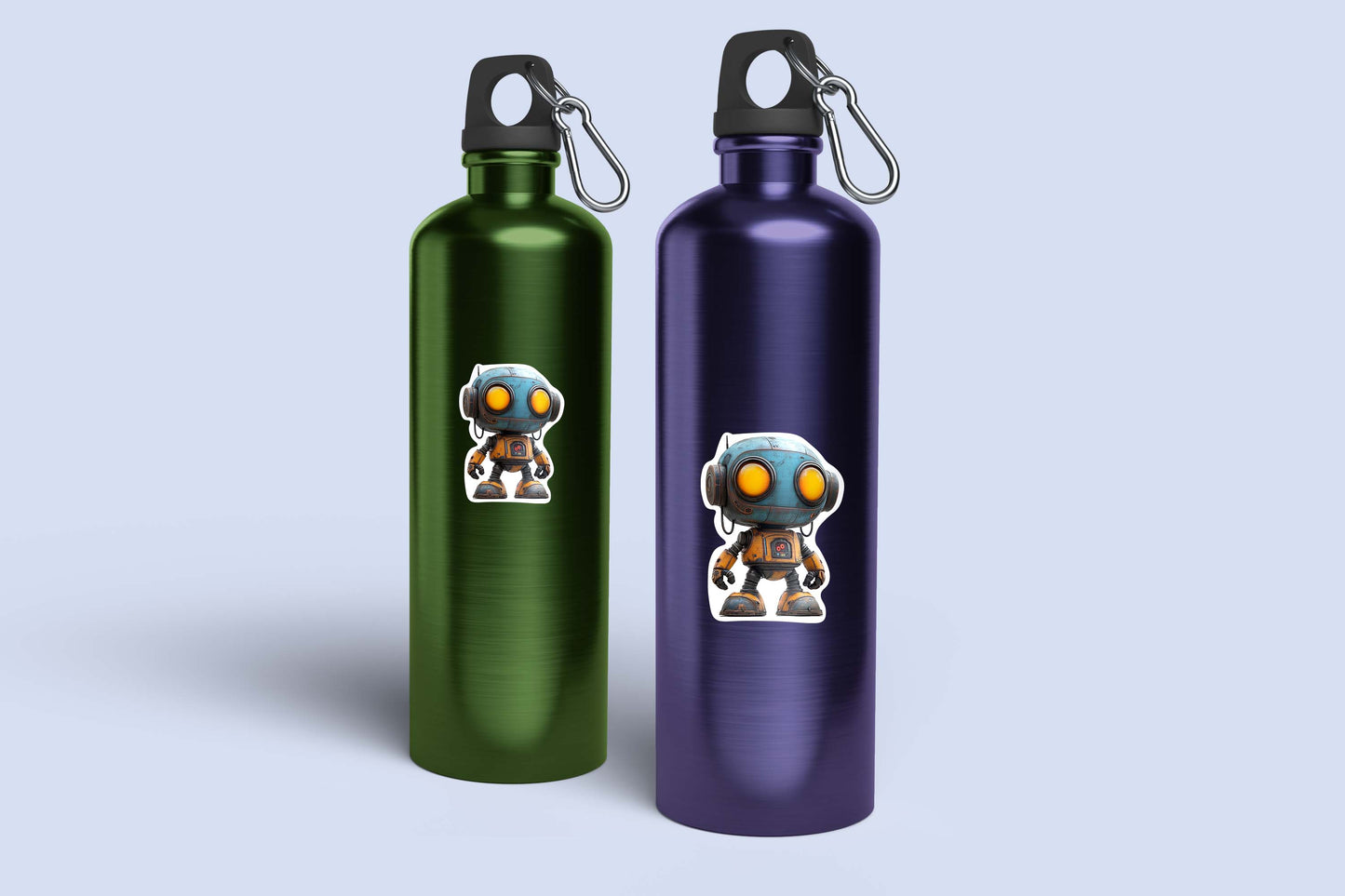 Cute Cartoon Robot Sticker – Durable Weatherproof Vinyl for All Surfaces