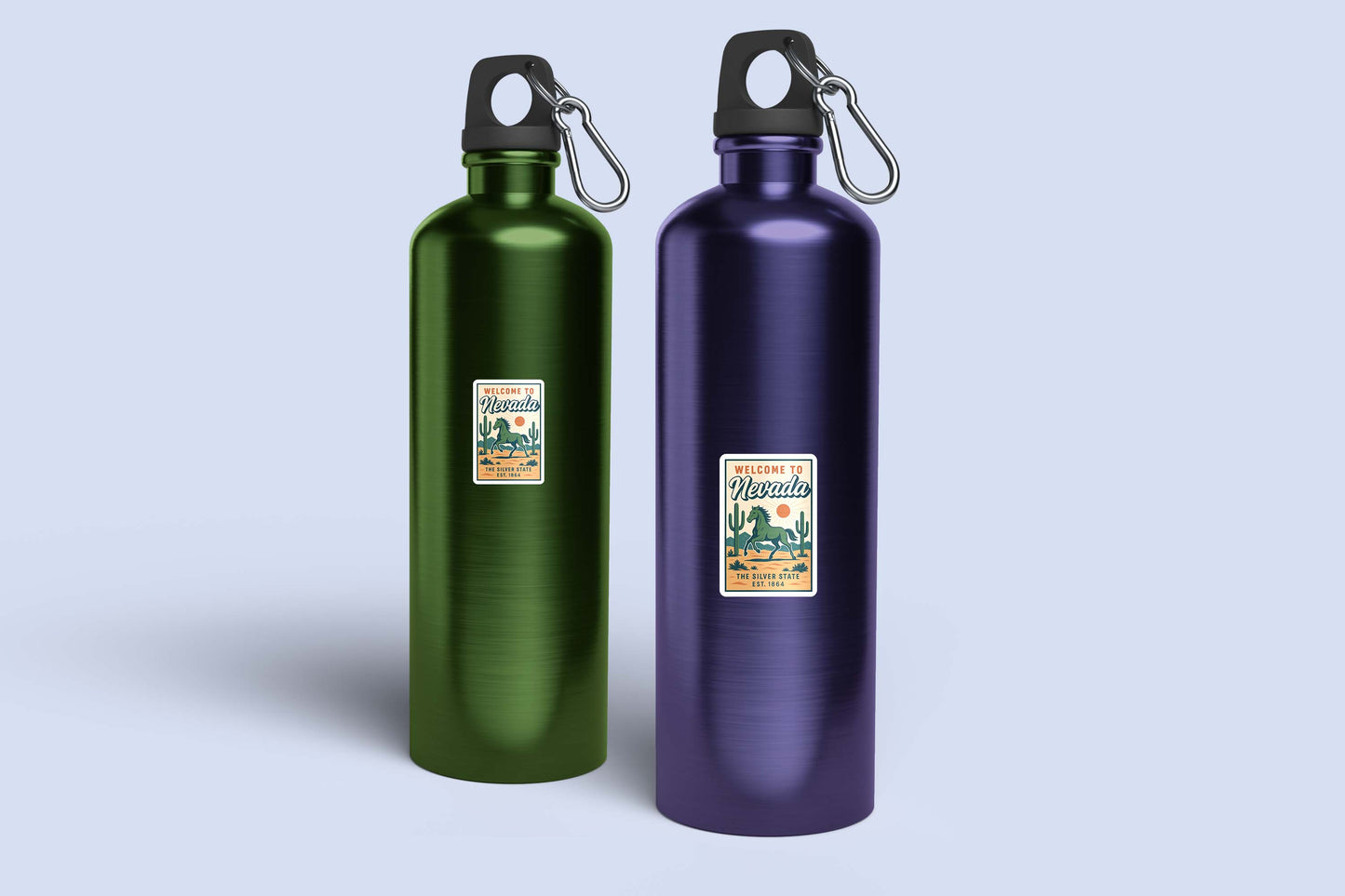 Welcome to Nevada Vinyl Sticker – Vintage State Travel Decal