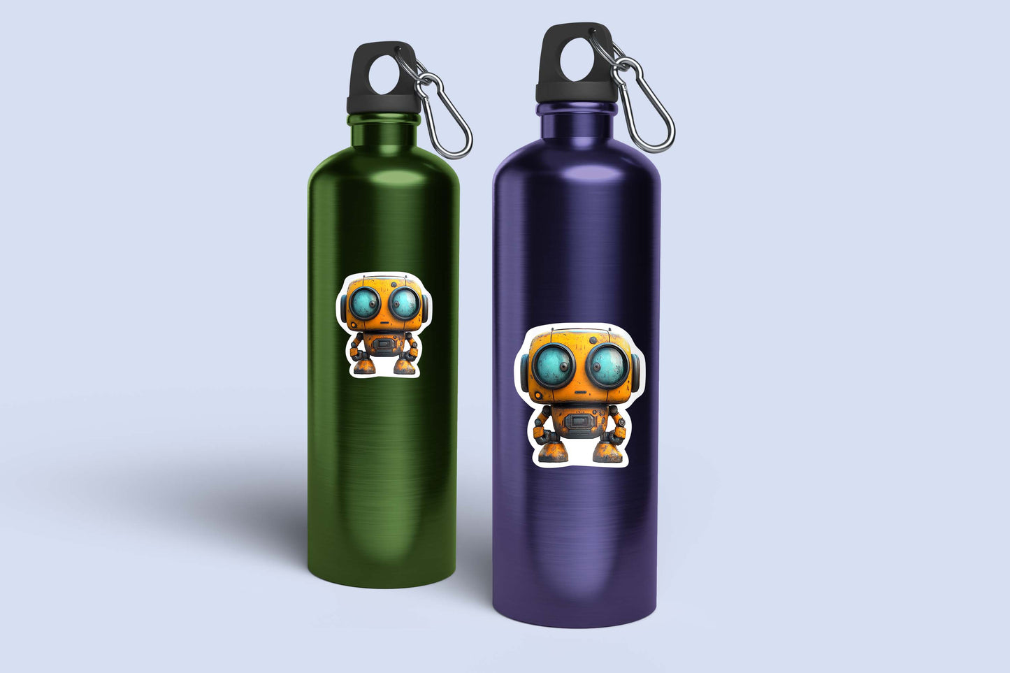 Cute Cartoon Robot Sticker – Durable Weatherproof Vinyl for All Surfaces