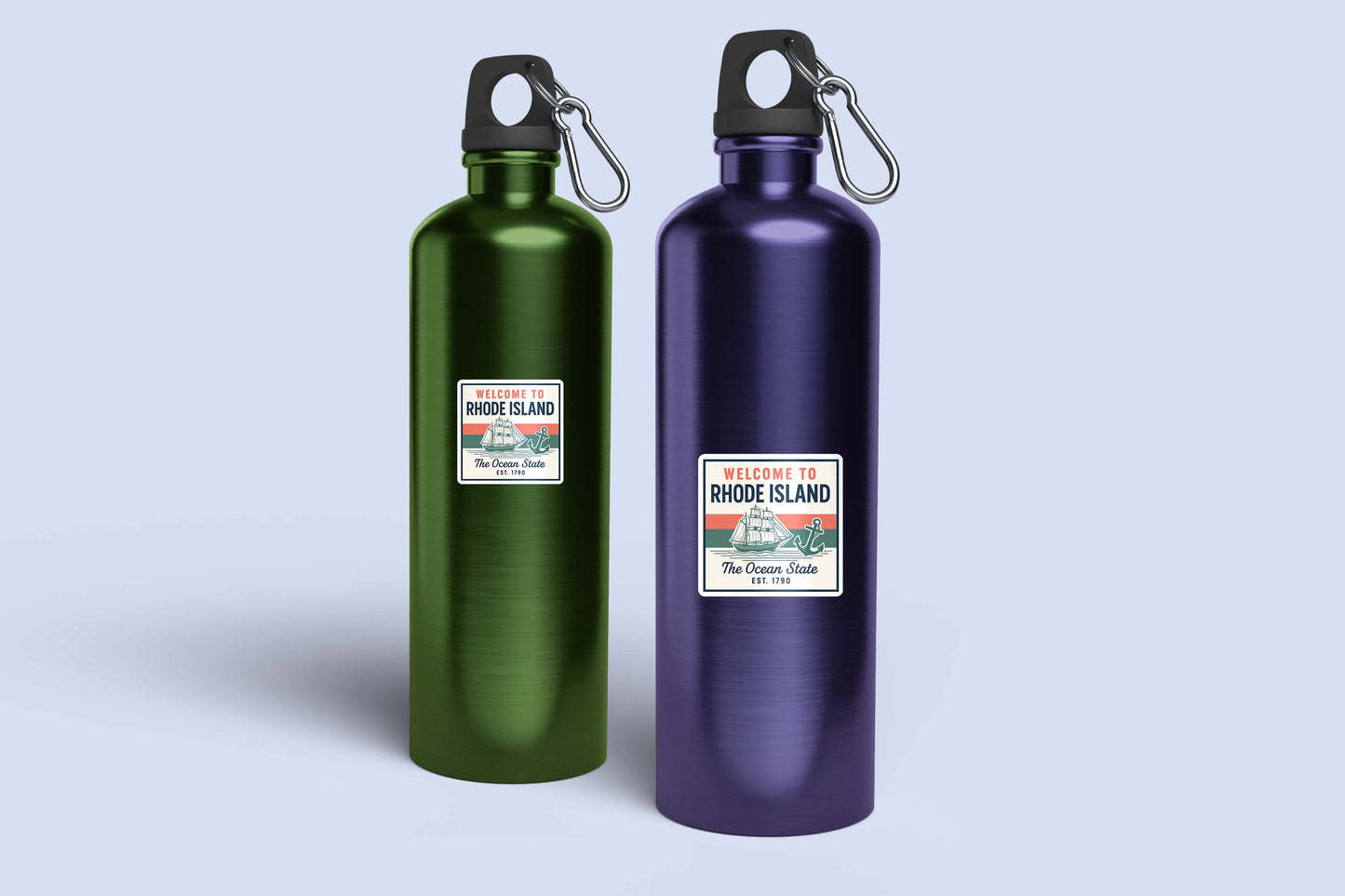 Welcome to Rhode Island Vinyl Sticker – Vintage State Travel Decal