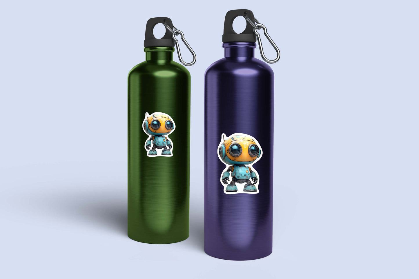 Cute Cartoon Robot Sticker – Durable Weatherproof Vinyl for All Surfaces
