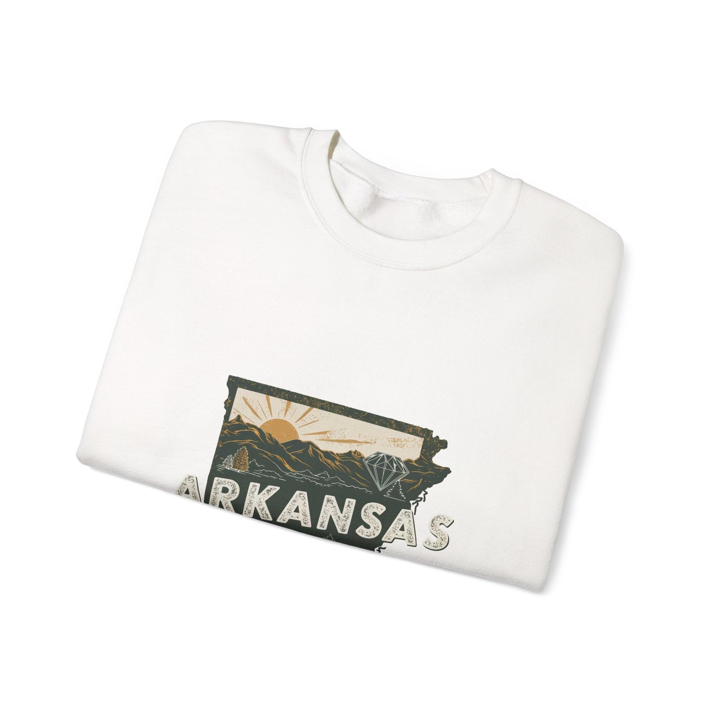 Arkansas Crewneck Sweatshirt | Vintage Outdoor Scenic