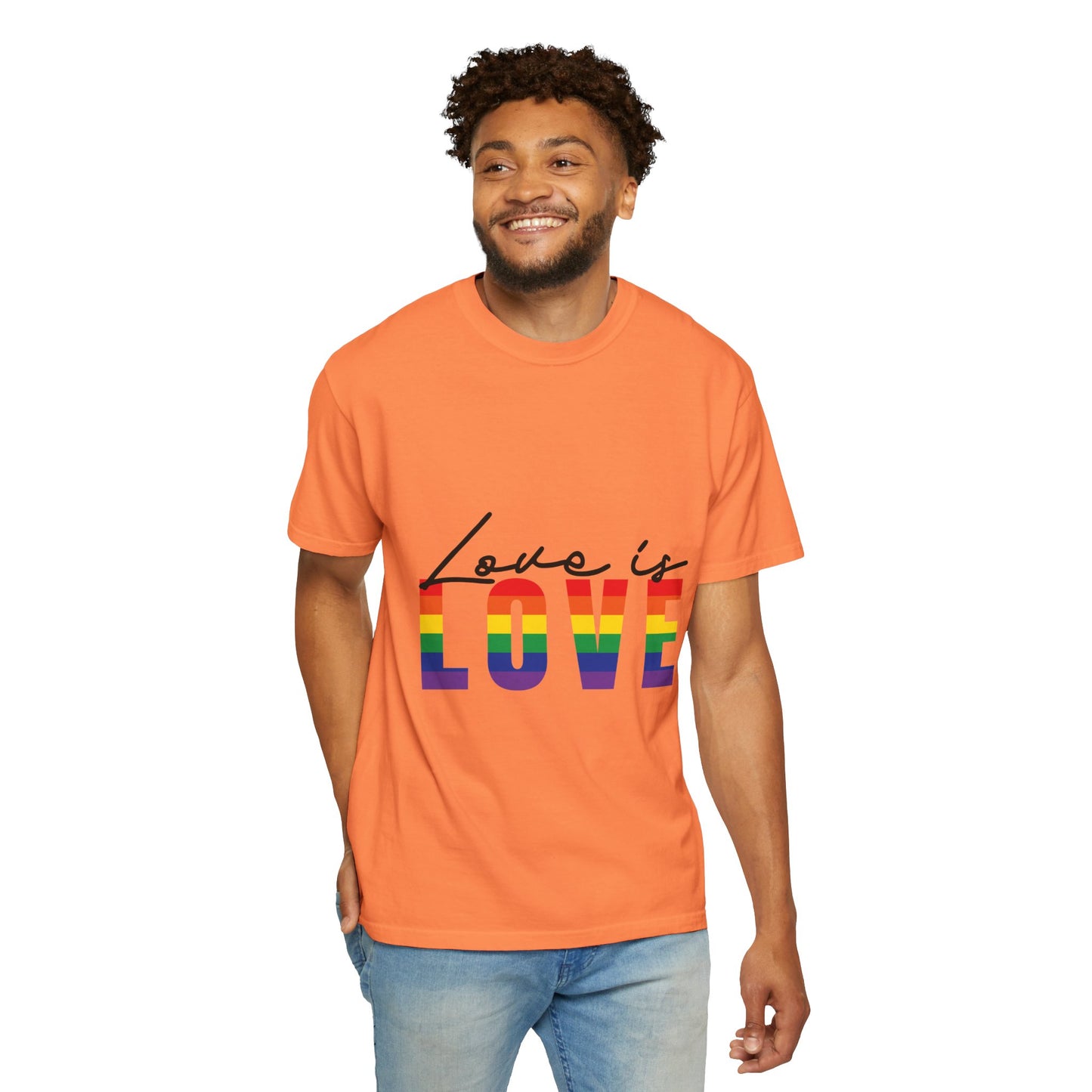 Love is Love, Unisex Garment-Dyed T-shirt