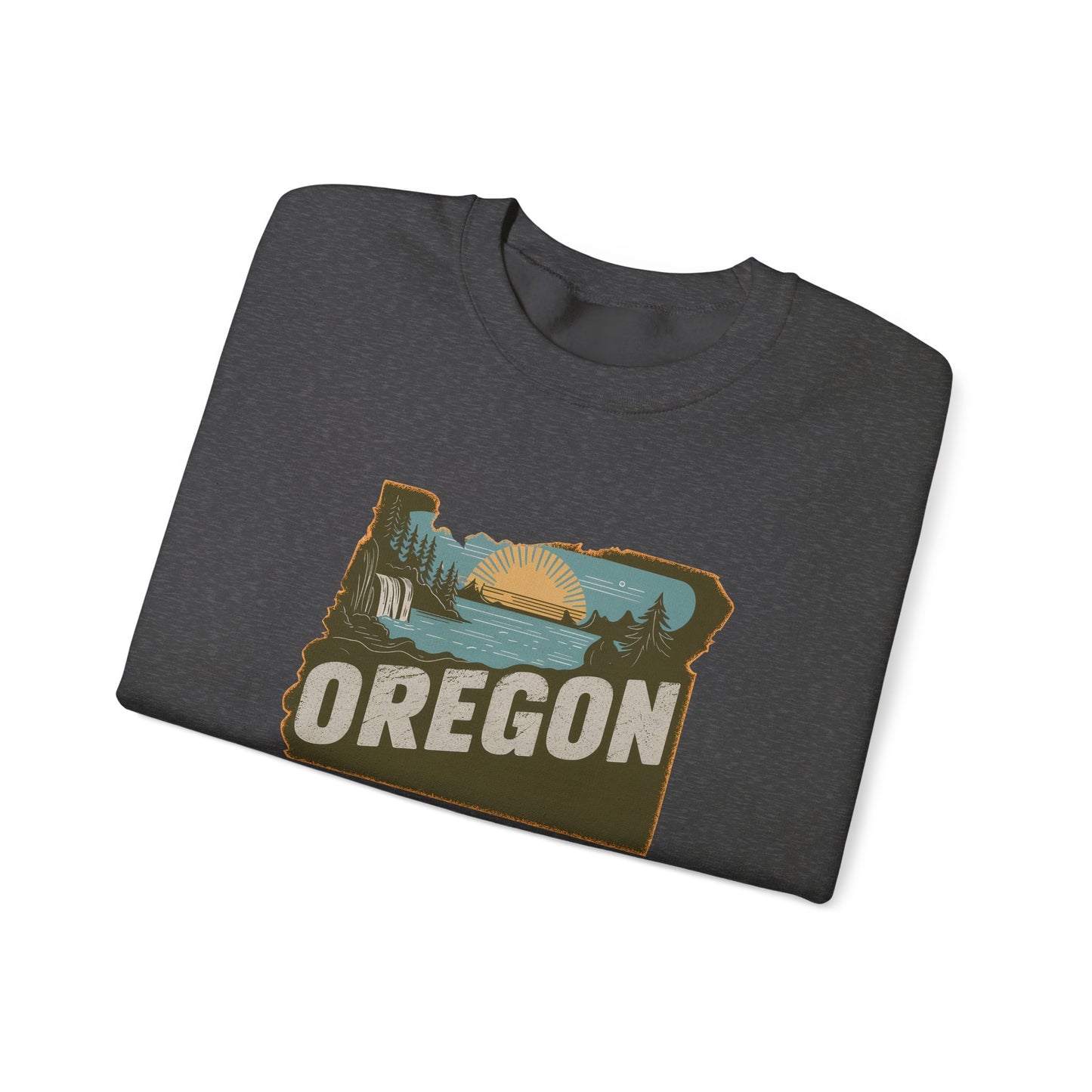 Oregon State Landscape sweatshirt | Retro Pacific Northwest Crewneck