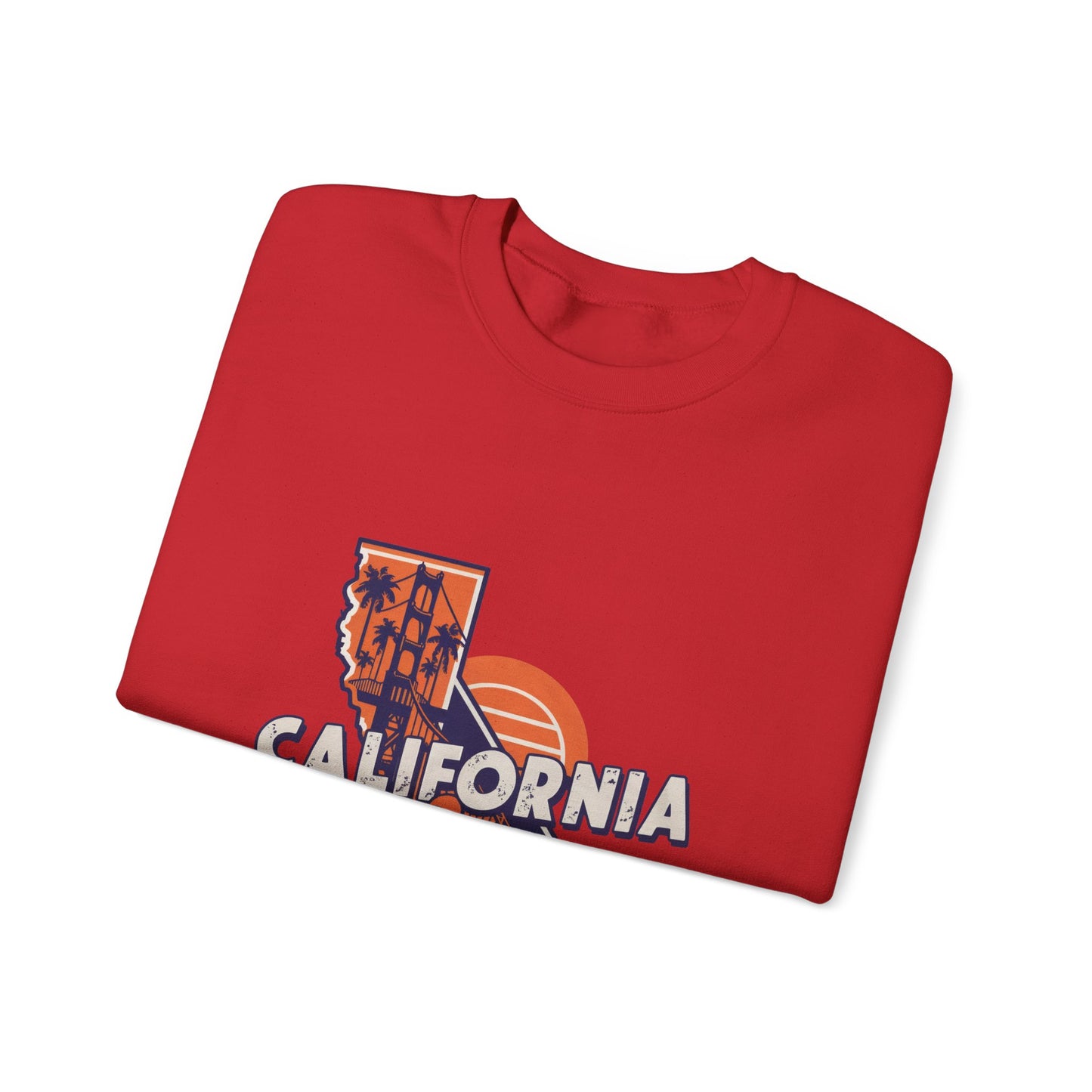 California Crewneck Sweatshirt | Retro Beach Vibes