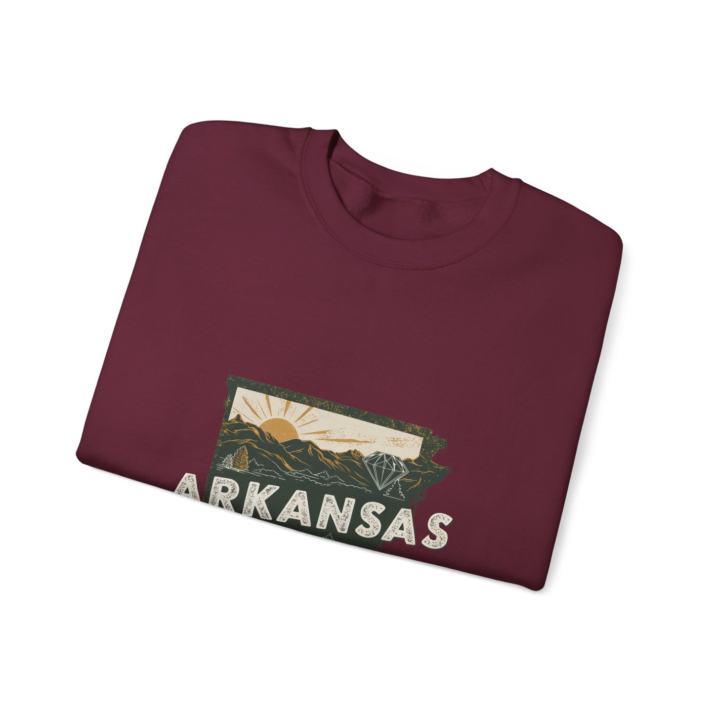 Arkansas Crewneck Sweatshirt | Vintage Outdoor Scenic