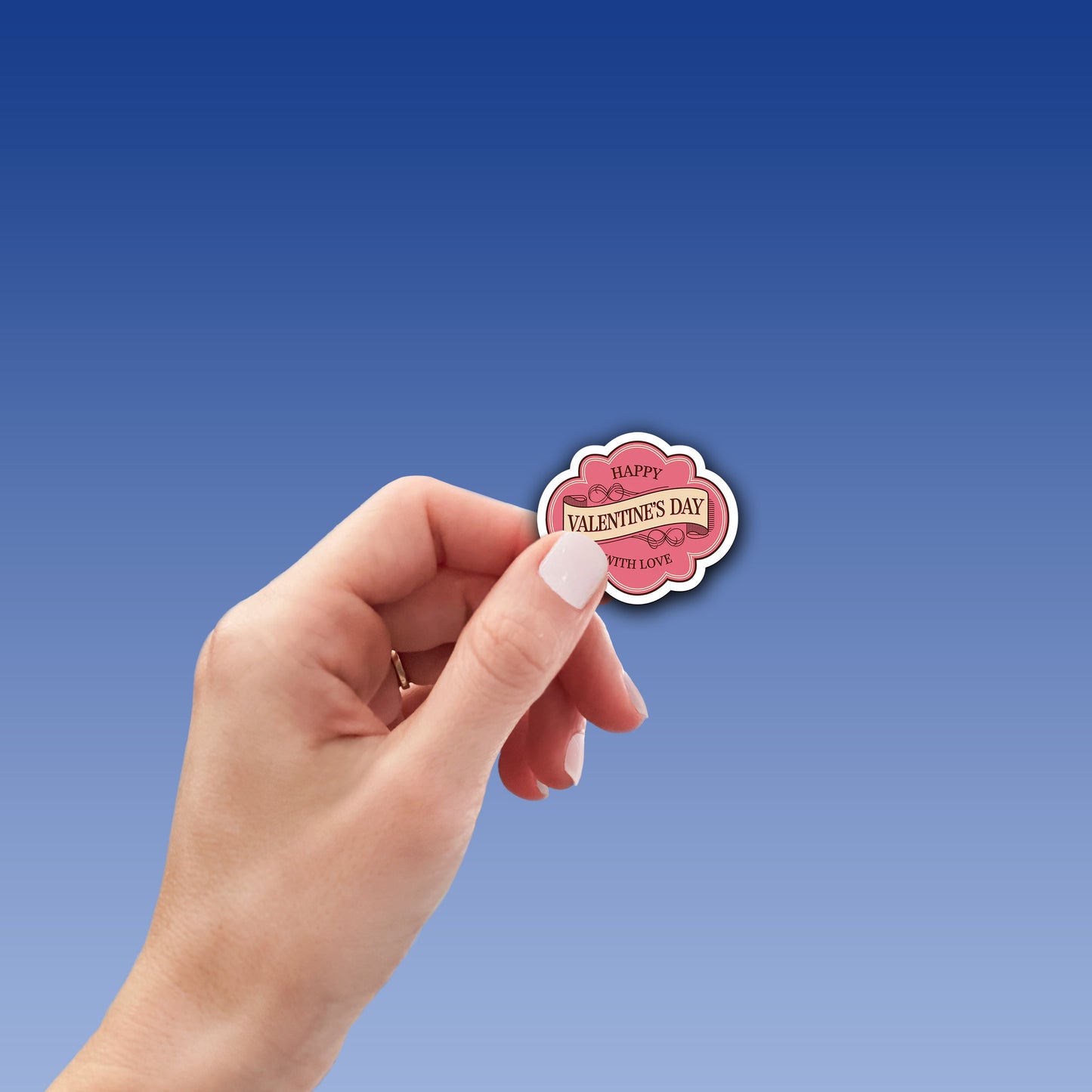 Happy Valentine’s Day Vinyl Sticker