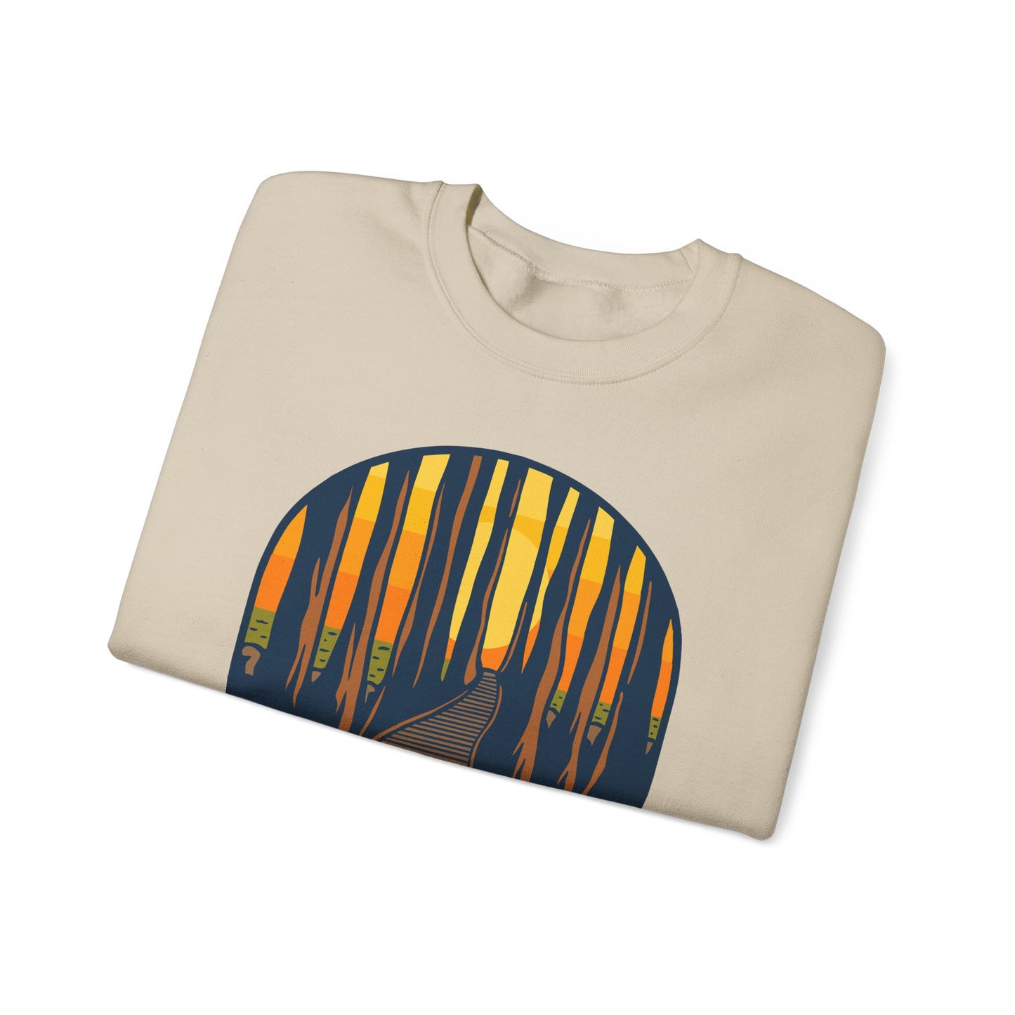 Congaree National Park boardwalk sweatshirt | Cypress forest sunset crewneck