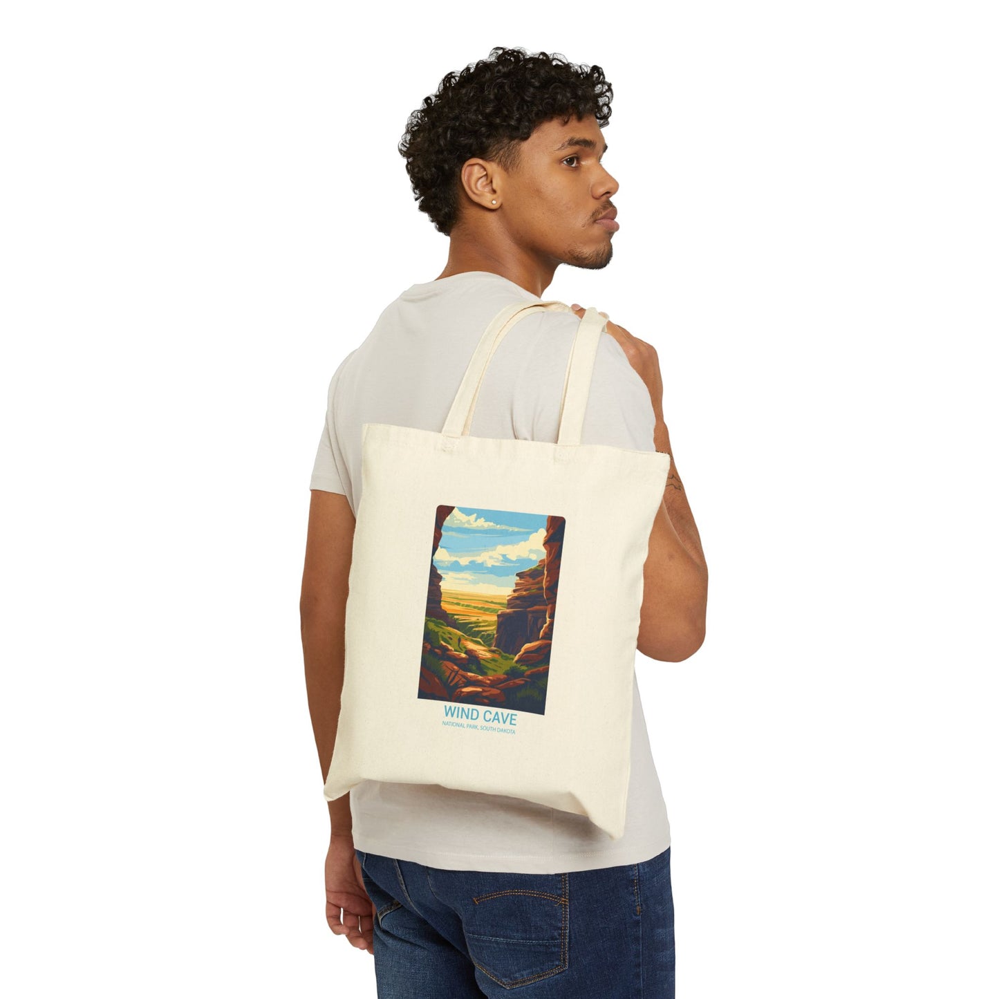 Wind Cave National Park Canvas Tote