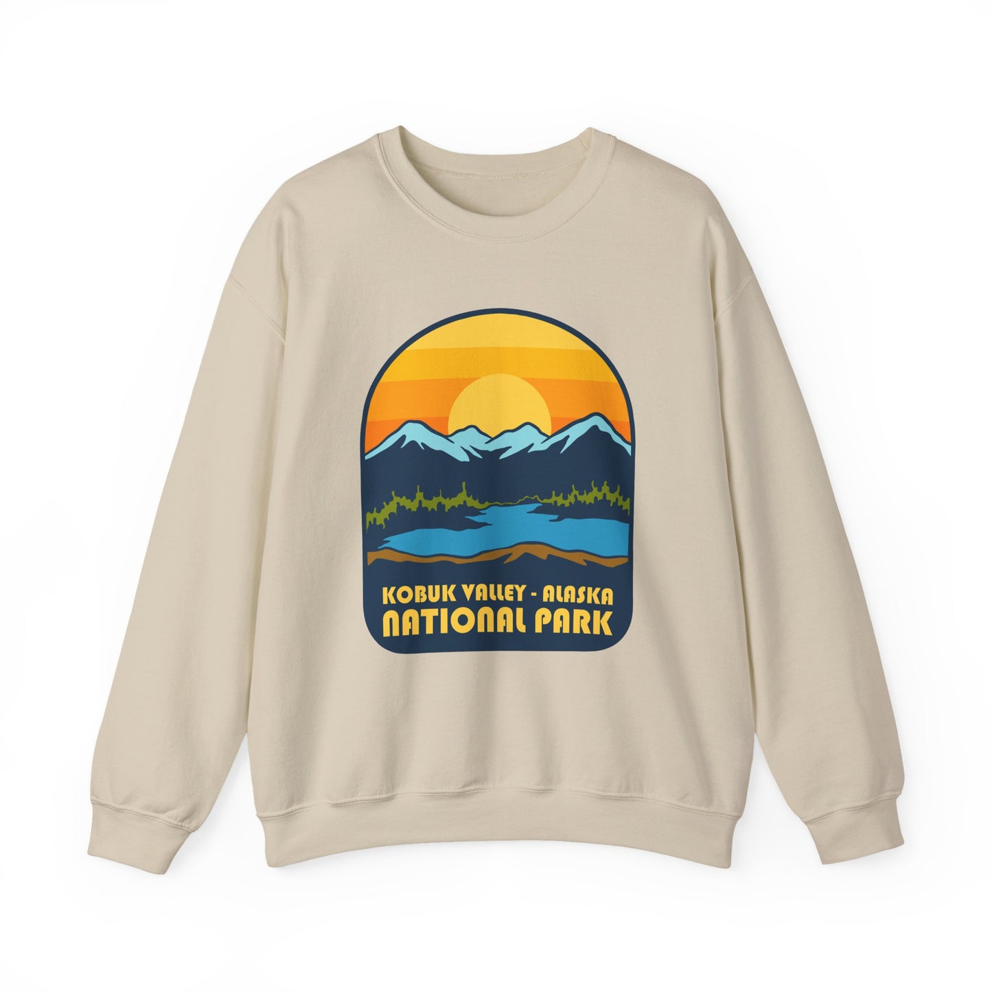 Kobuk Valley Alaska National Park sweatshirt | Mountain Sunset Crewneck