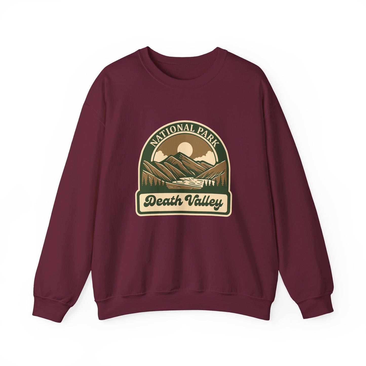 Death Valley National Park landscape Sweatshirt | Vintage desert mountains emblem