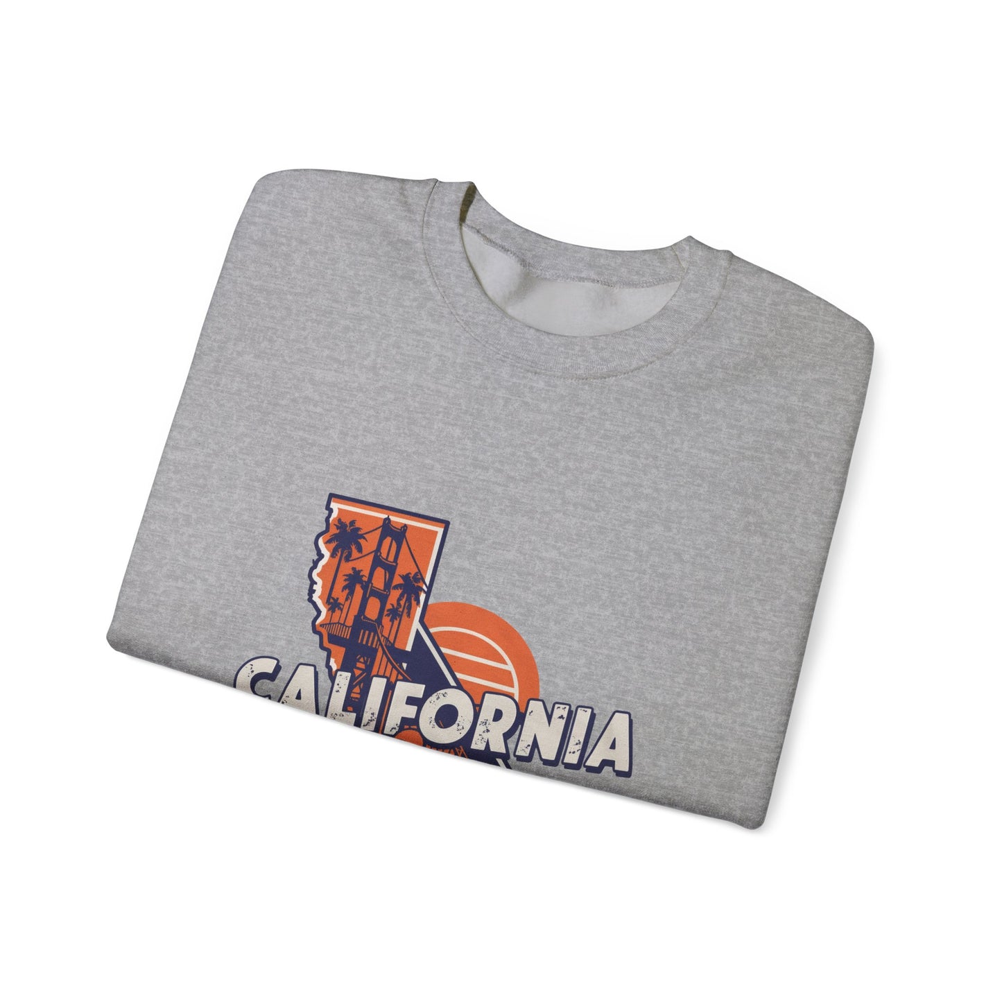 California Crewneck Sweatshirt | Retro Beach Vibes