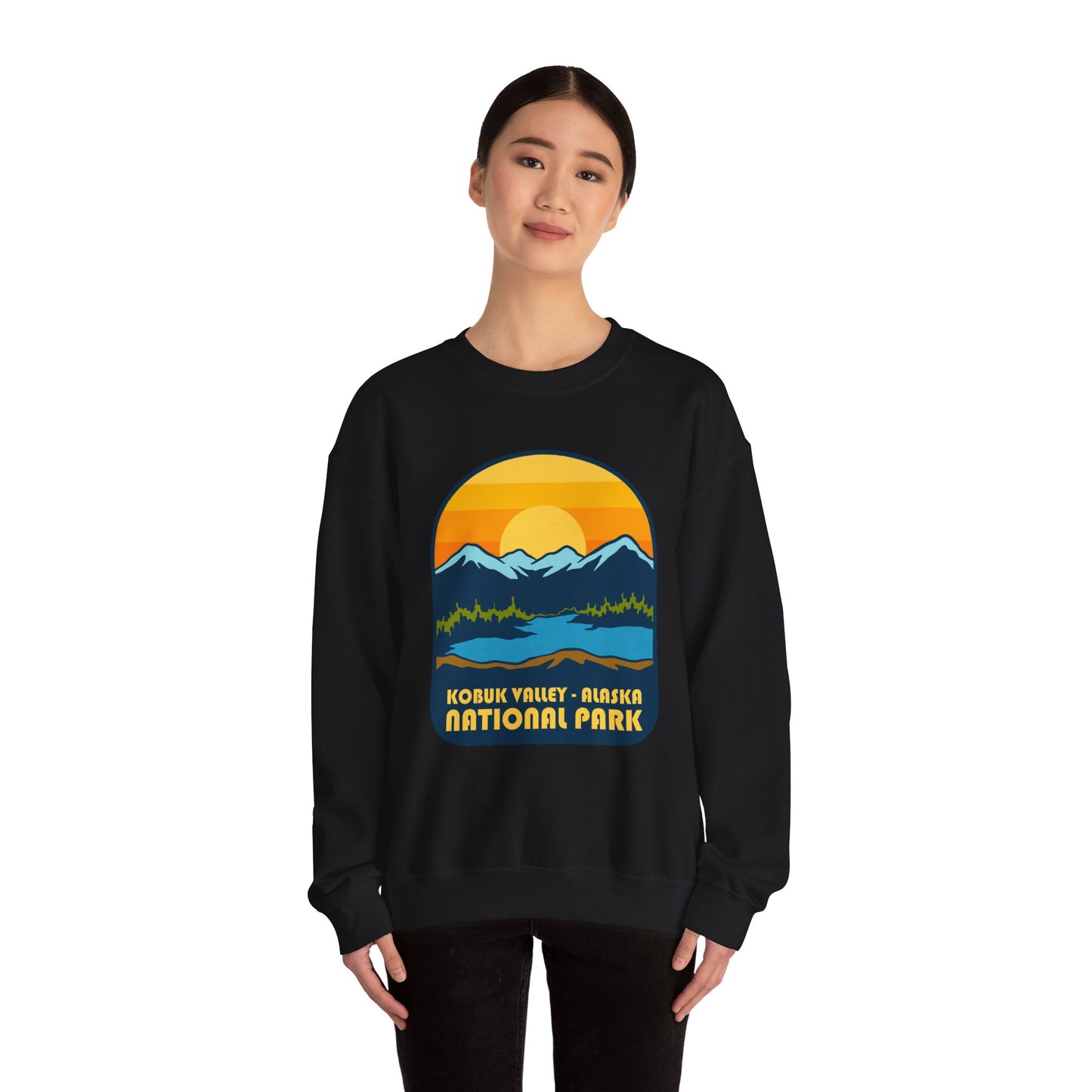 Kobuk Valley Alaska National Park sweatshirt | Mountain Sunset Crewneck