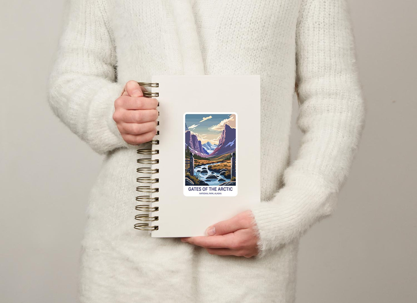 Gates of the Arctic National Park Sticker – Durable Vinyl Sticker