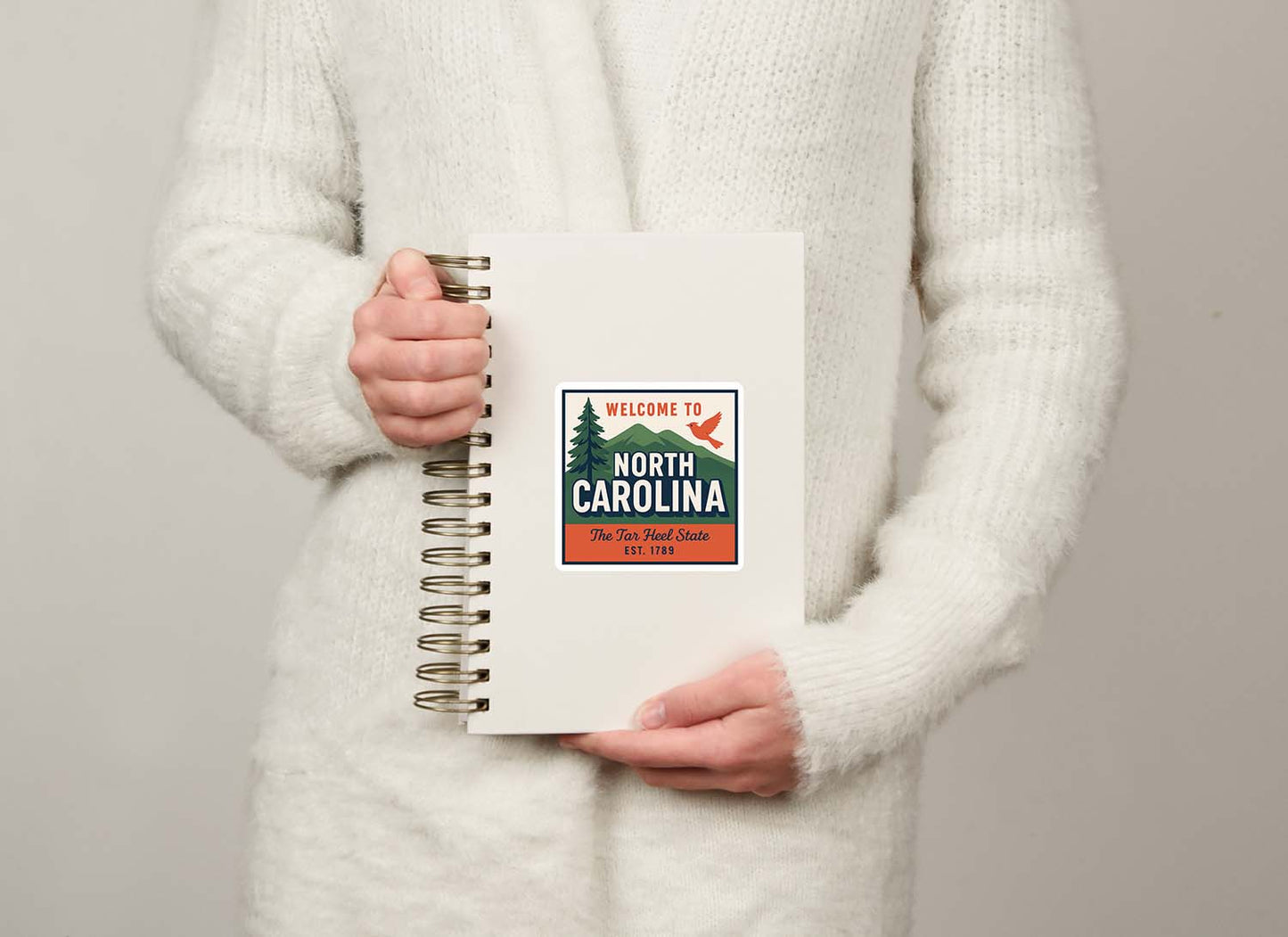 Welcome to North Carolina Vinyl Sticker – Vintage State Travel Decal