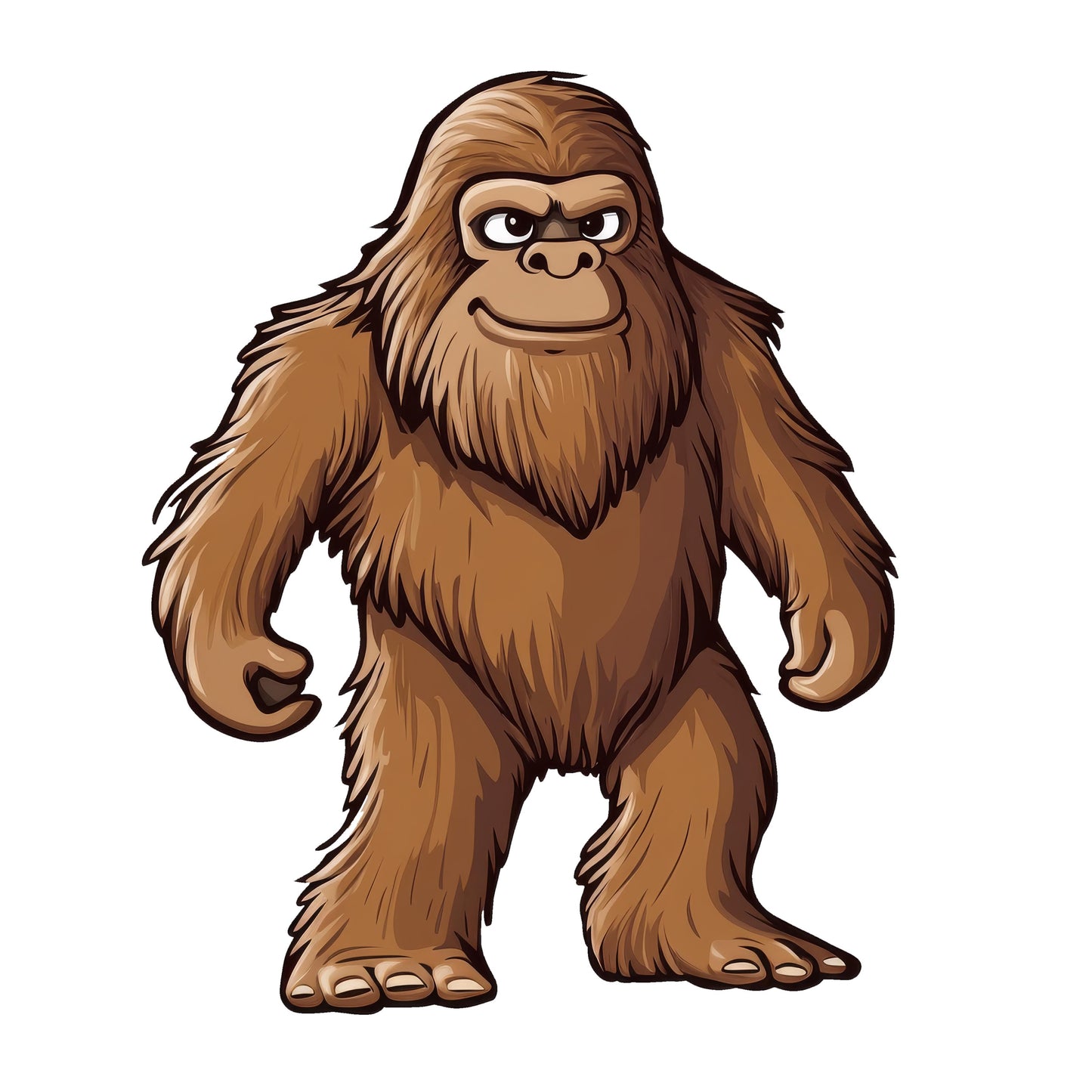 Adorable Bigfoot Vinyl Sticker - Add a Touch of Cryptid Charm!